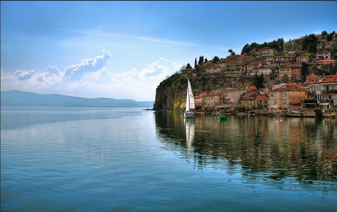 Ohrid Lake Albania